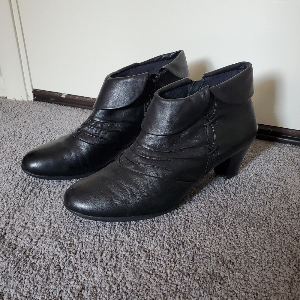Witchy leather heels